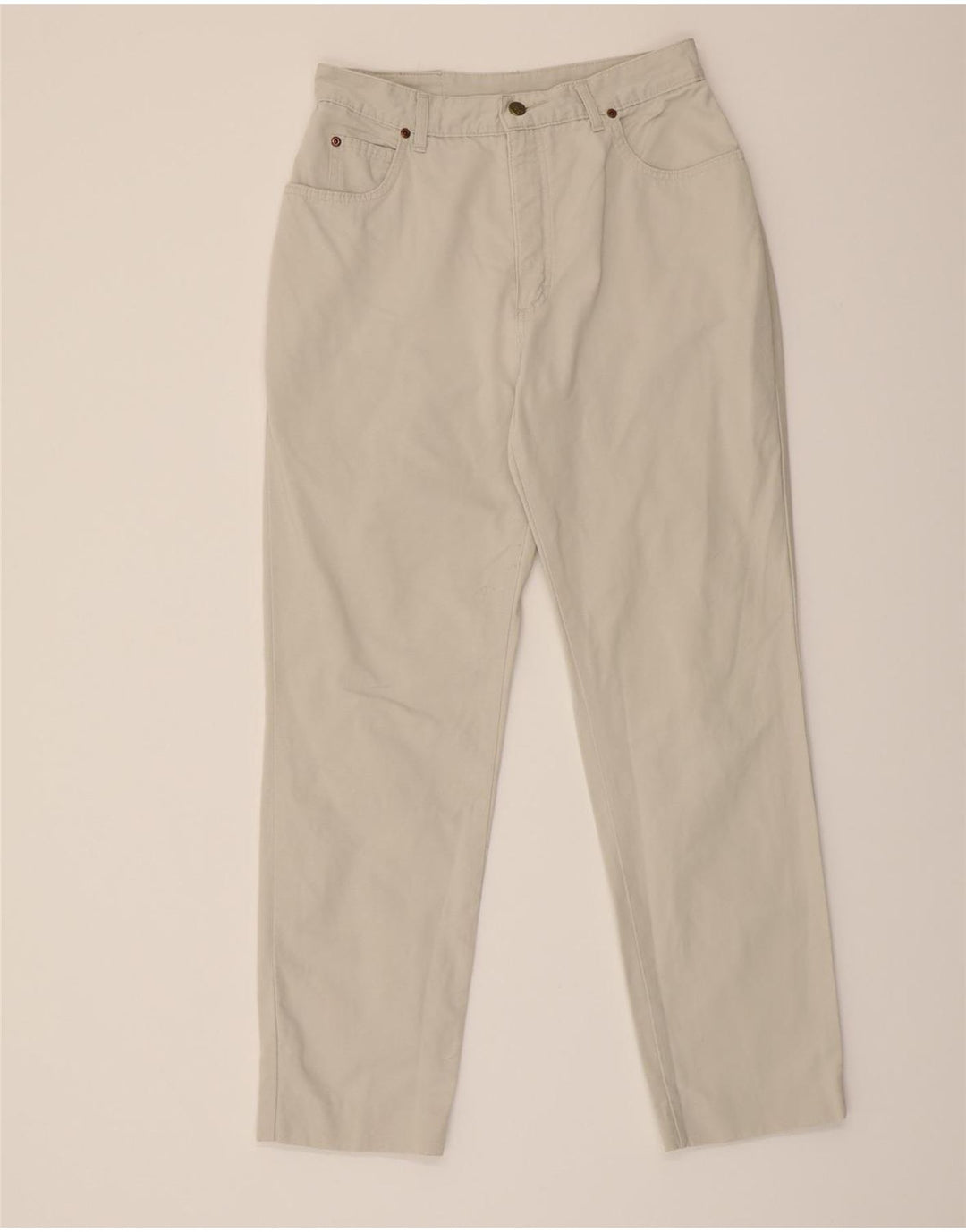 LEE Womens High Waist Jeans W30 L30 White Cotton Vintage Lee and Second-Hand Lee from Messina Hembry 