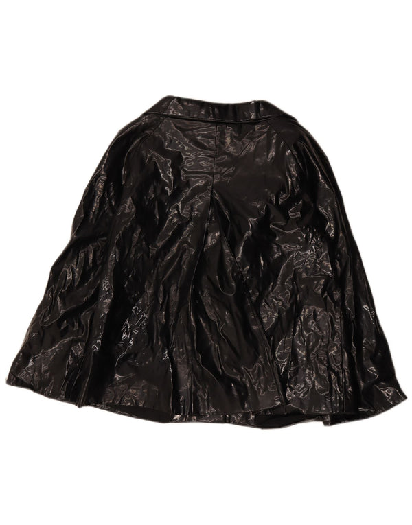 Zara Damen 3-Knopf-Blazerjacke UK 16 Large Schwarz