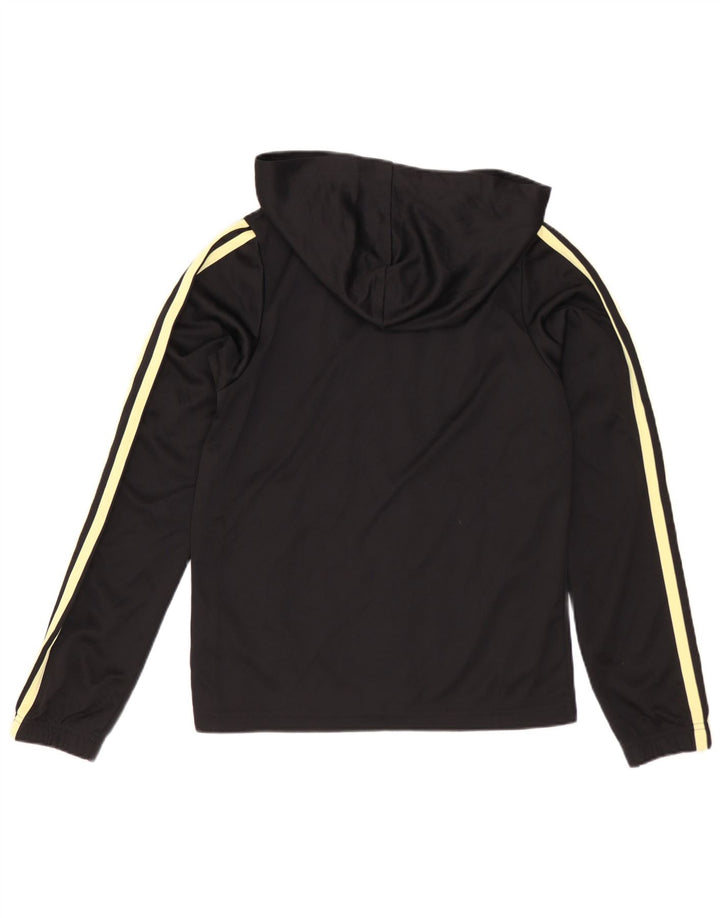 Giacca da ginnastica con cappuccio da donna Adidas UK 8 Small Poliestere nero