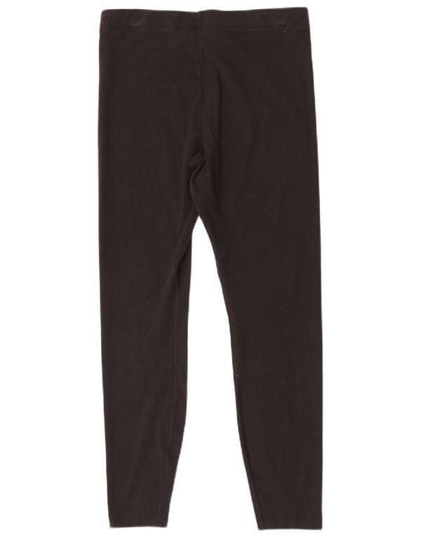 Nike Leggings Femme UK 14 Large Noir Coton