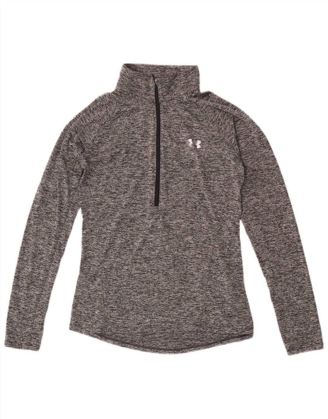 Under Armour Mens Heat Gear pulóveres tréningruha felső kis, szürke foltos