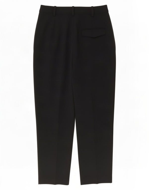 Damskie spodnie garniturowe z wysokim stanem i wysokim stanem Topshop UK 10 Small W27 L26 Czarne