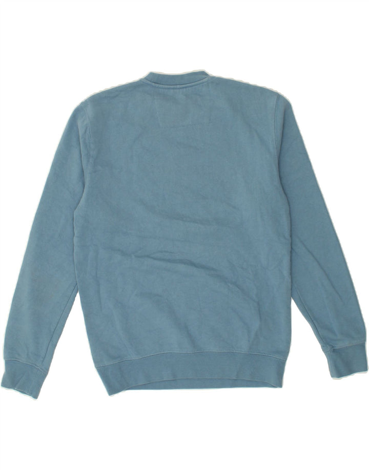 CHAPS Womens Oversized Sweatshirt Jumper UK 10 Small Blue Cotton Vintage Chaps and Second-Hand Chaps from Messina Hembry 