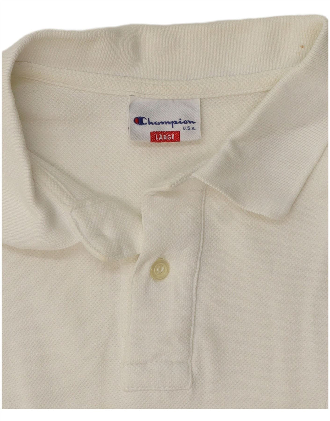 Champion Dame Polo Shirt UK 14 Large White