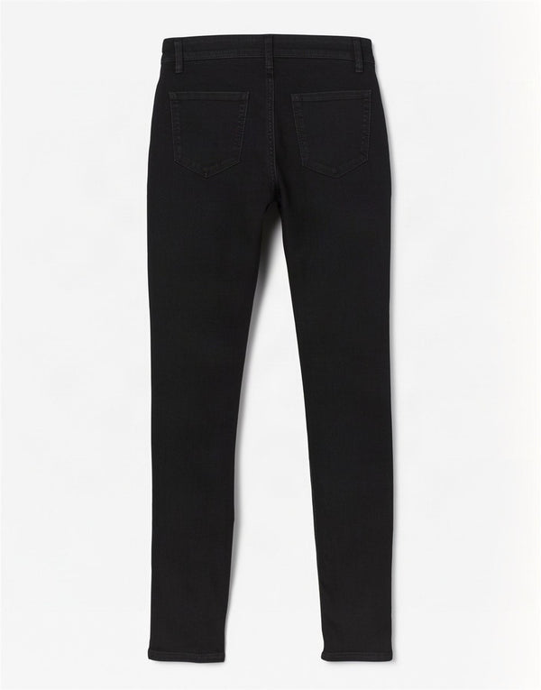 Topshop Dame Joni Super Skinny Jeans W26 L30 Sort Bomuld