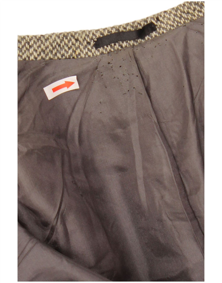 Oakwood Mens 3 Button Blazer Jacket UK 40 Large Grey Wool