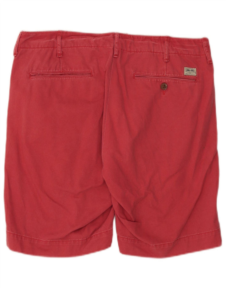 Ralph Lauren Mens Denizen Chino Shorts W32 Medium Red Cotton