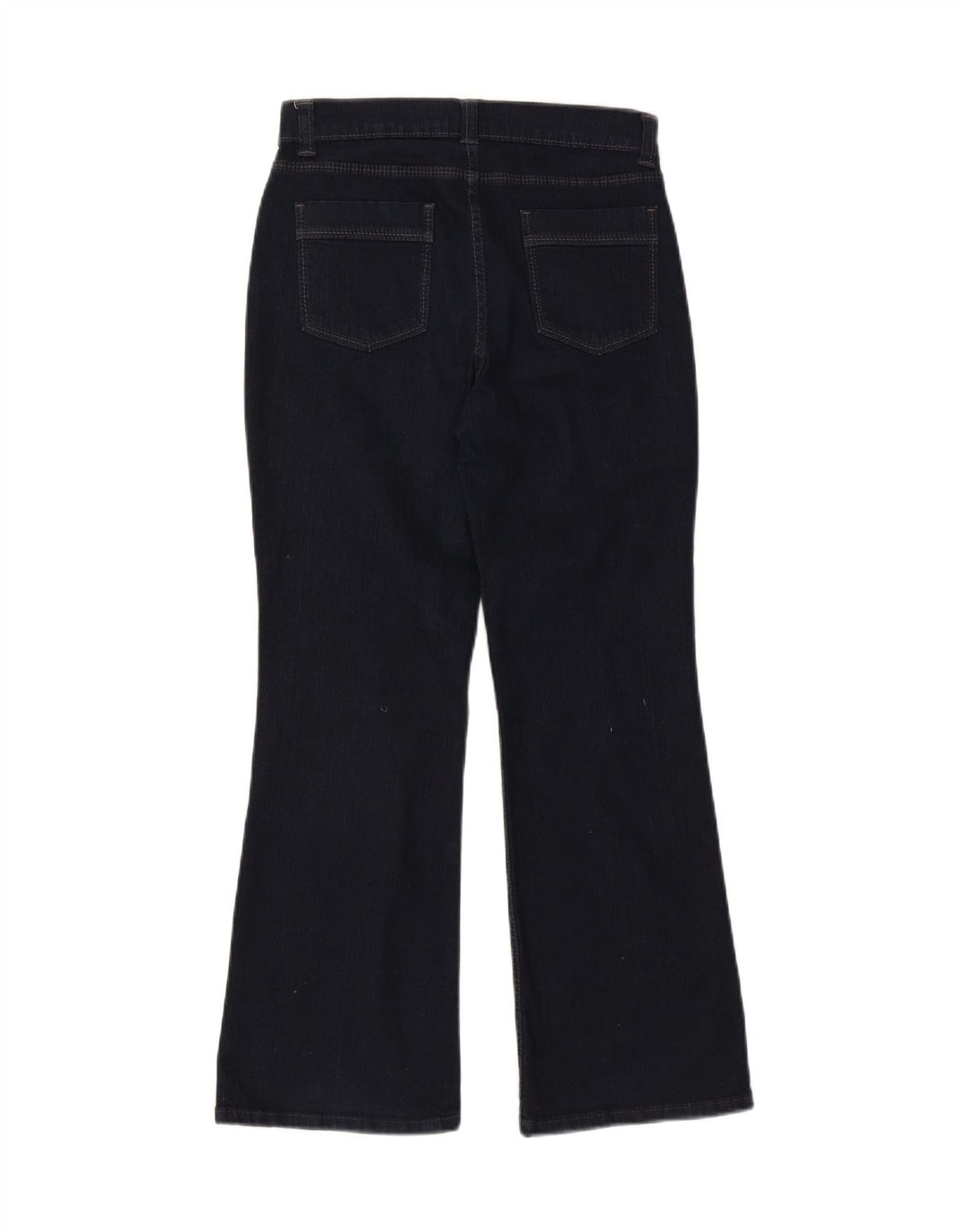 Marks & Spencer Womens Short Bootcut Jeans UK 10 Small W27 L28 Navy Blue