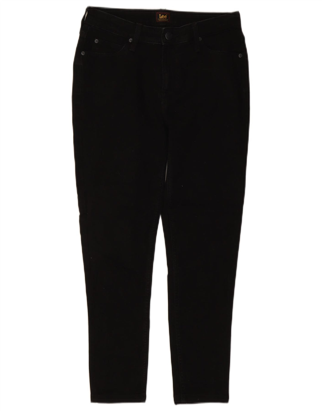 Lee Womens Marion Stretch Slim Jeans W29 L25 Black Cotton