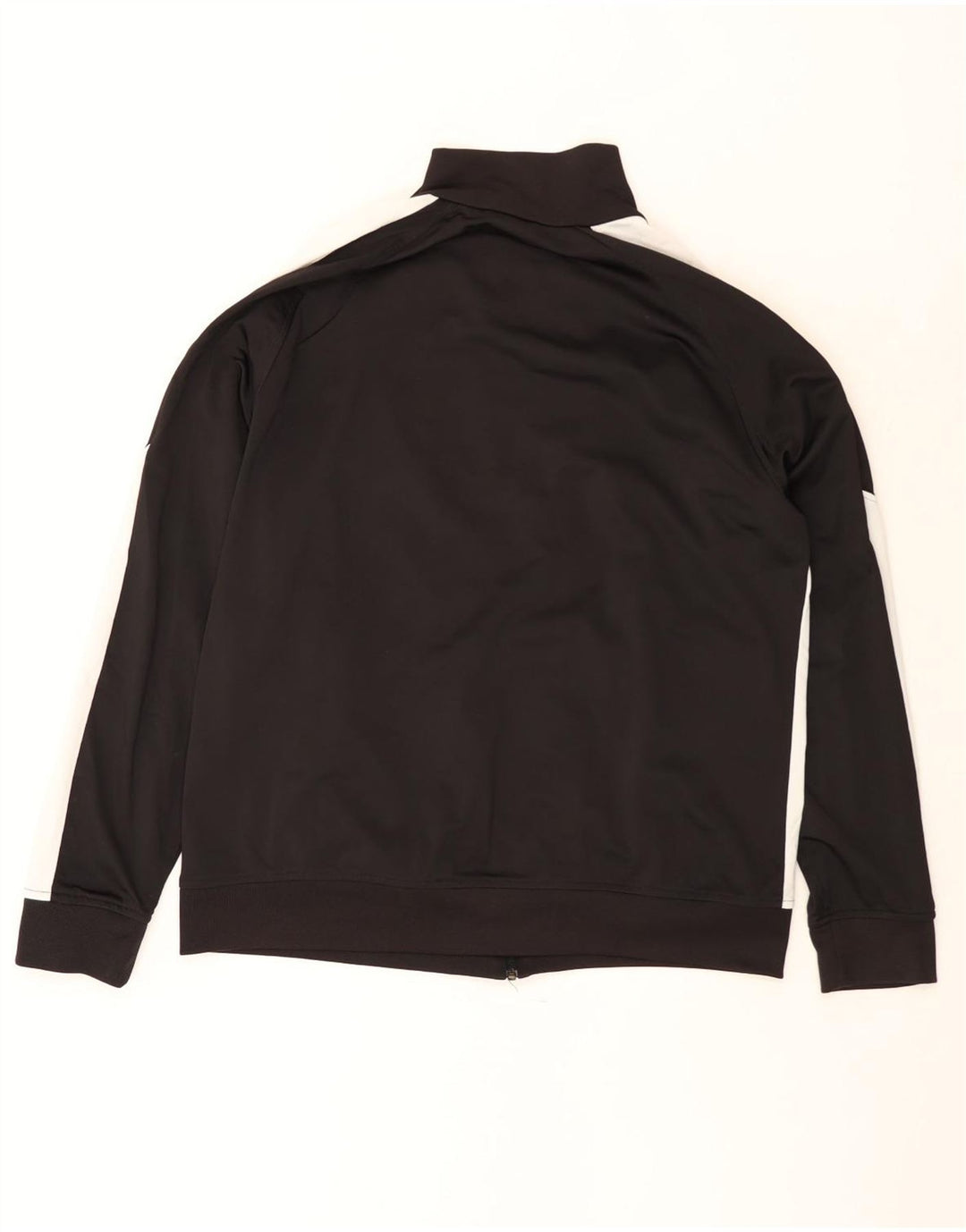 Puma Mens Tracksuit Top Jacket Large Black Colourblock Polyester