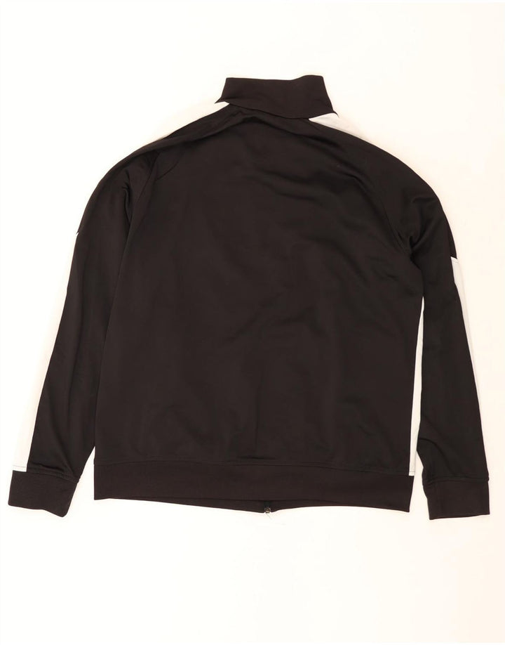 Puma Mens Tracksuit Top Jacket Large Black Colourblock Polyester