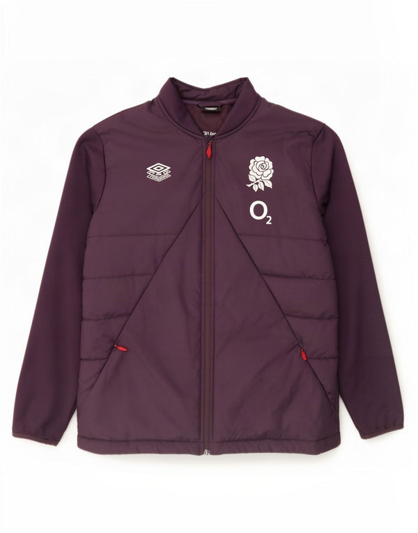 Umbro γυναικείο μπουφάν με επένδυση UK 20 2XL μωβ πολυεστέρας