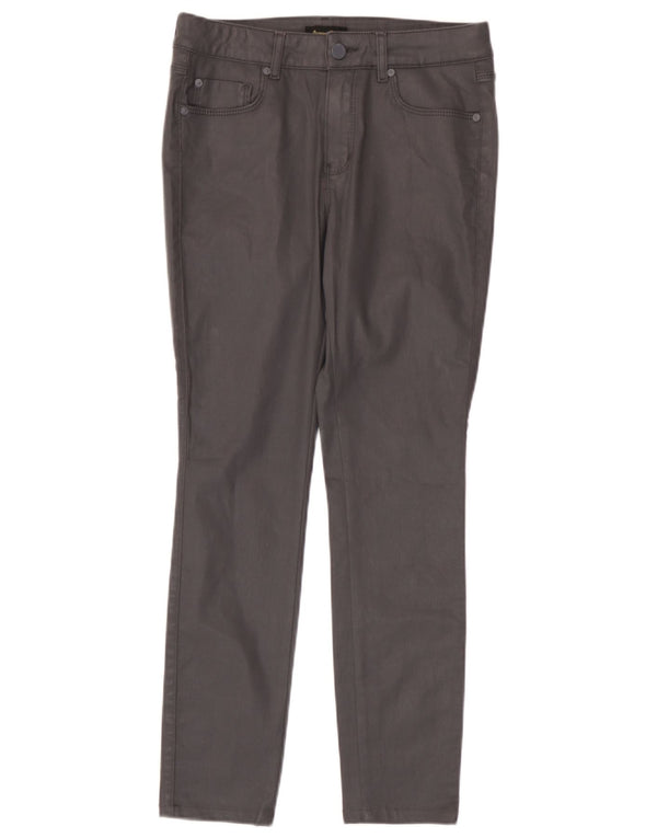 Massimo Dutti Женские узкие повседневные брюки EU 38 Small W28 L27 Серый хлопок