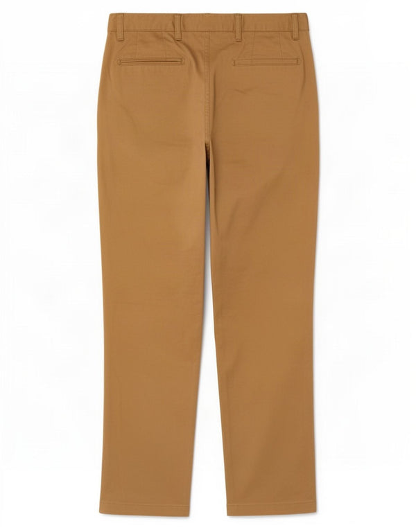 Calça chino reta masculina Paul Smith W32 L31 algodão bege