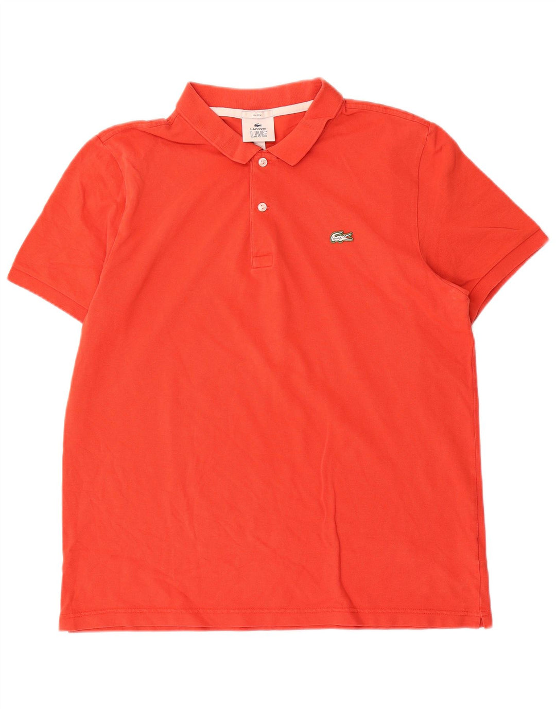 Polo da uomo Lacoste 2XL in cotone rosso