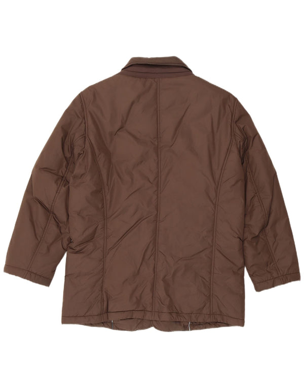 Geox Mens Regular Fit Padded Jacket UK 38 Medium Brown