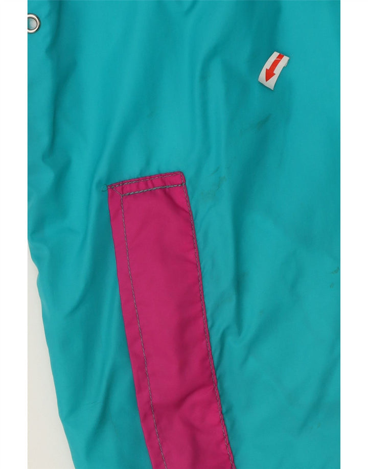 Marcel Clair Herren-Regenjacke UK 36 Small Mehrfarbiger Farbblock