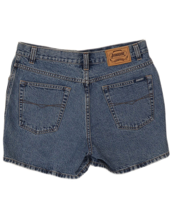 Jeanagers Womens Denim Shorts W33 Large  Blue Cotton