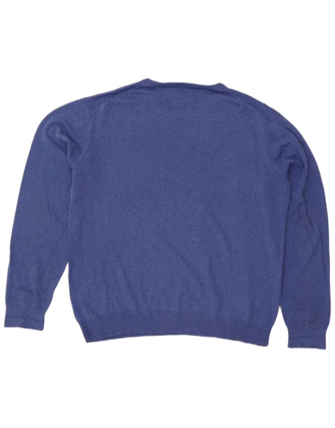 Gant Mens Crew Neck Jumper Sweater 2XL Blue Cotton