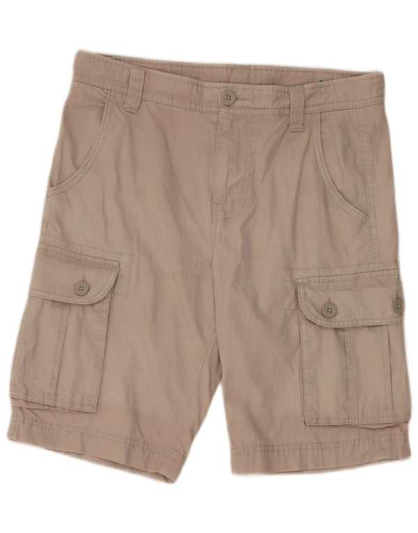 Pantaloncini cargo da uomo Benetton IT 44 XS W30 Cotone grigio