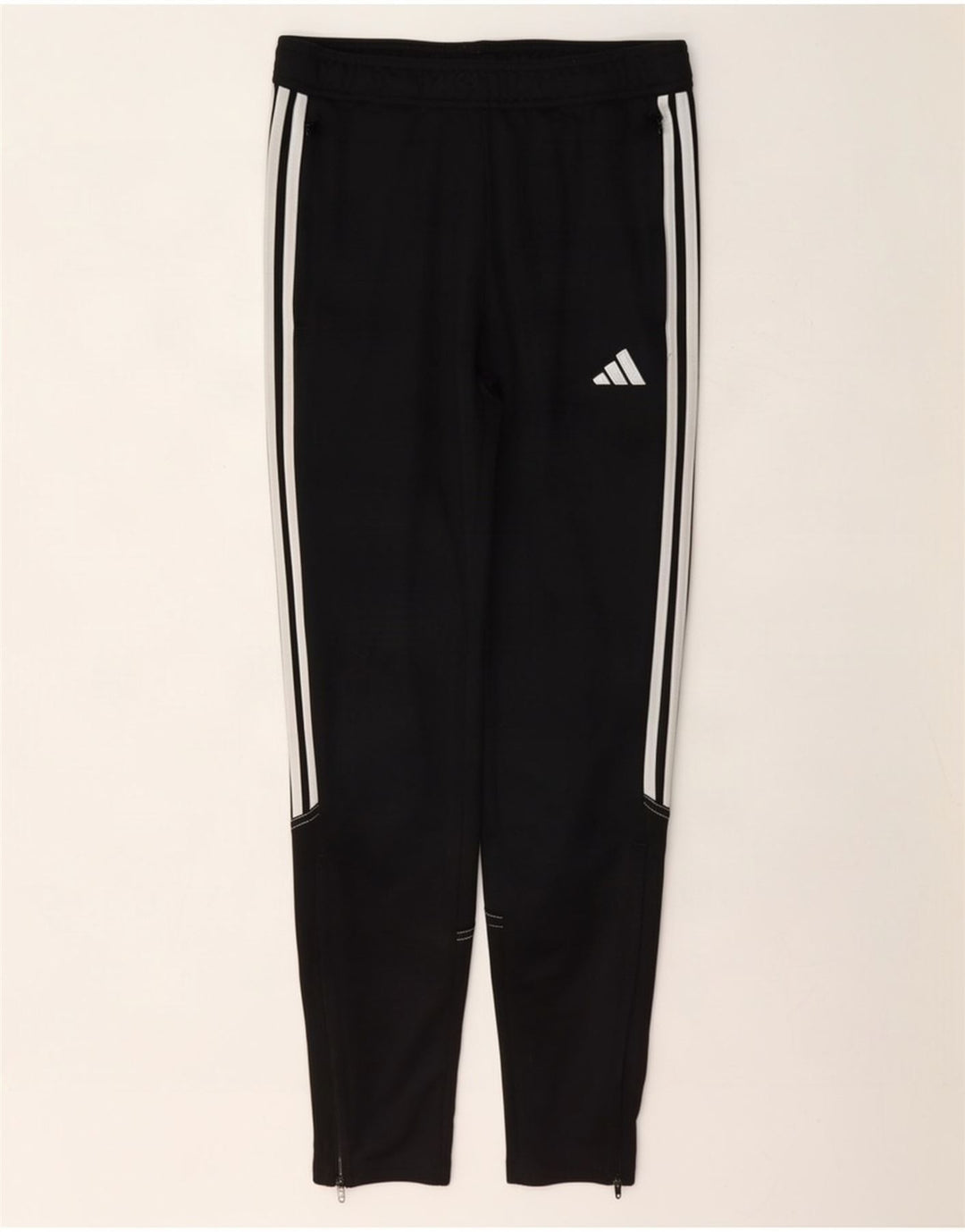 Adidas Boys Regular Tracksuit Bukser 13-14 år Sort Polyester