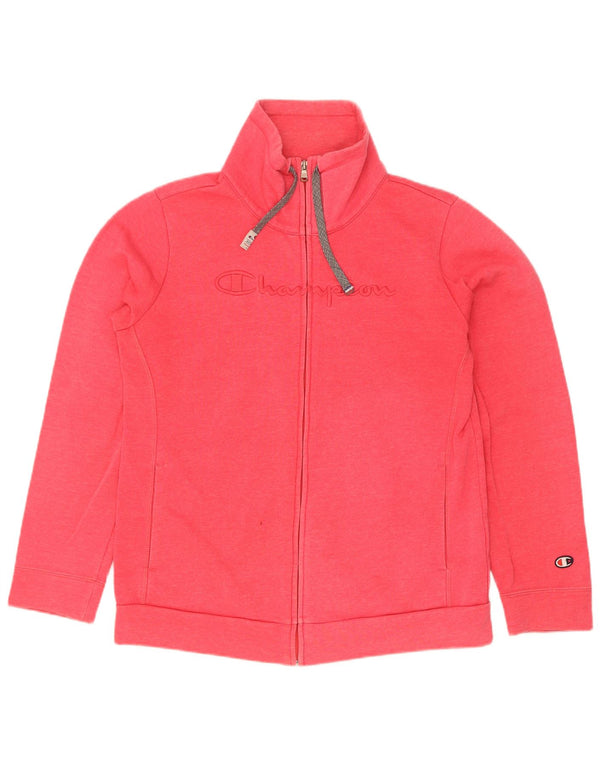 Champion Veste de survêtement graphique pour femme UK 14 Large Rose Coton