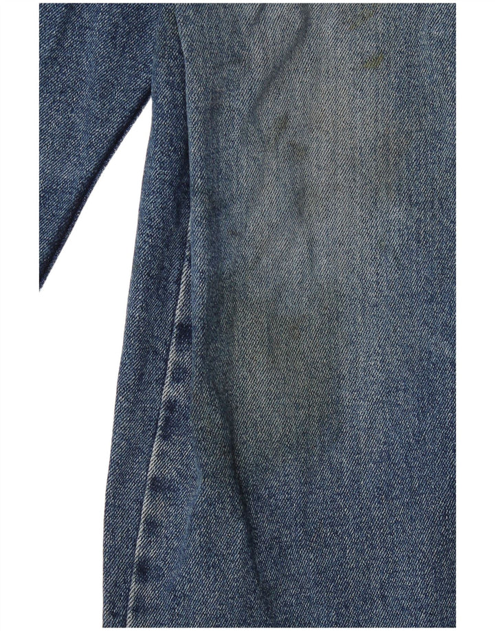 Levi's Womens 502 Tapered Jeans W31 L32 Blue Cotton
