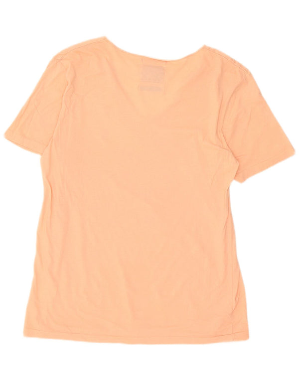 All Saints Dame T-Shirt Top UK 16 Large Pink Bomuld