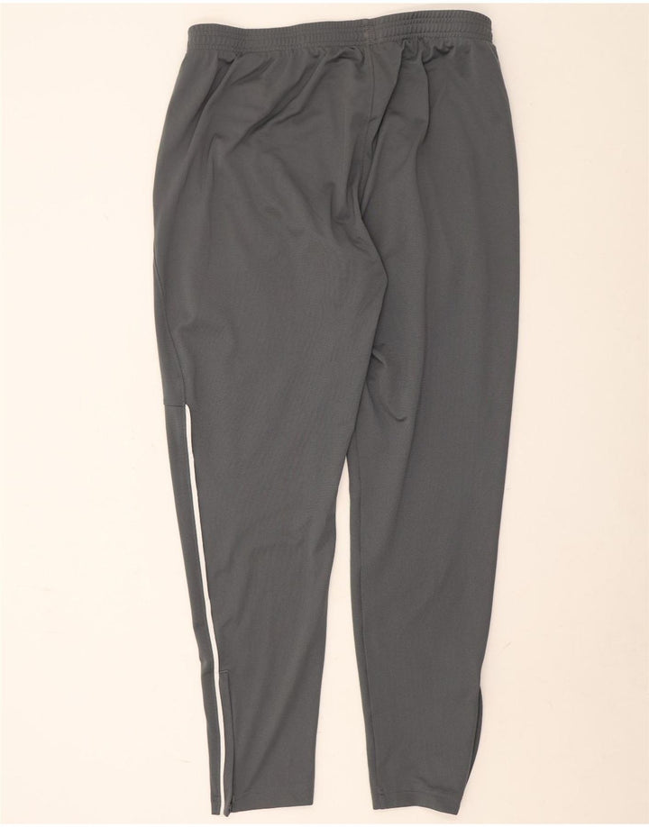 Under Armour Mens Fitted Tracksuit Trousers XL Grey Polyester
