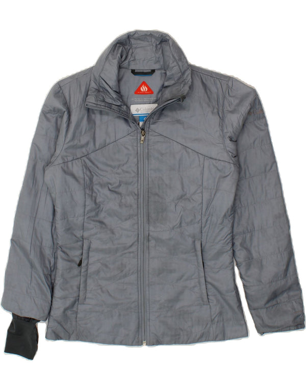 COLUMBIA Womens Omni-Shield Padded Jacket UK 6 XS Grey Polyester