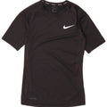 Nike Herre Tight Fit T-shirt Top Medium Sort Polyester