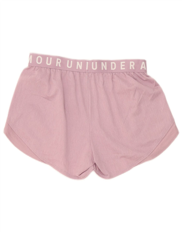 Pantaloncini sportivi grafici da donna Under Armour UK 10 piccoli poliestere rosa