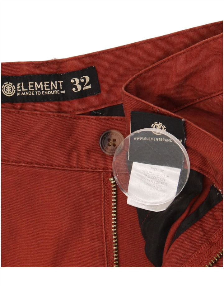 Męskie spodenki Chino Element W32 Średni brązowy poliester