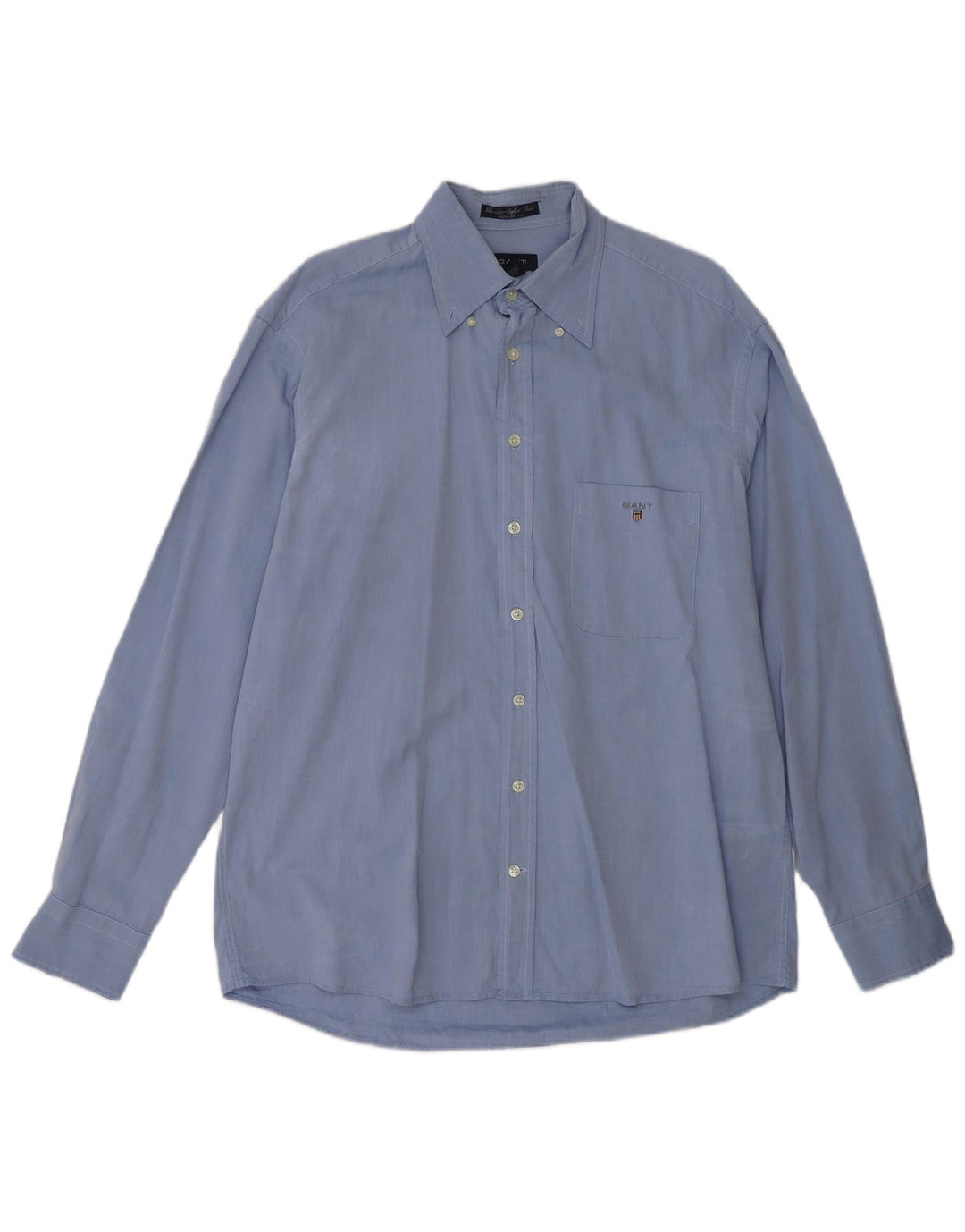 GANT Mens Regular Fit Shirt Large Blue Cotton