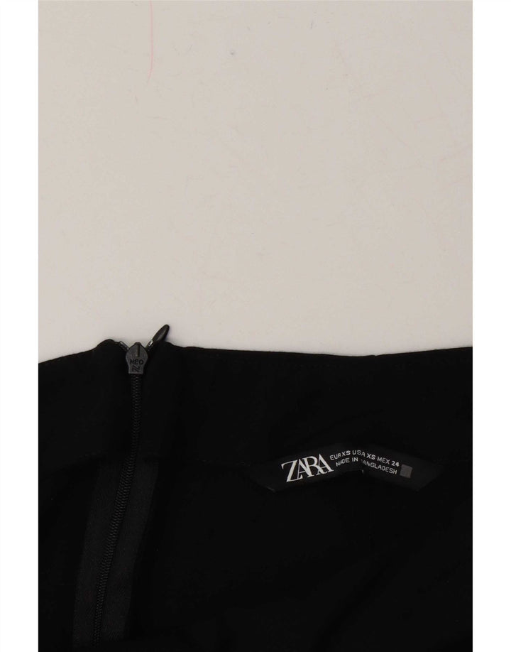 Zara Womens Midi Skirt XS W24 Black