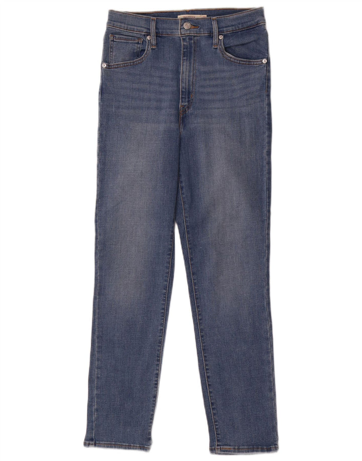 Levi's Womens Mile High Slim Jeans W29 L27 Blue Cotton