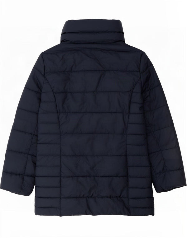Marks & Spencer Abrigo acolchado para mujer UK 40 Mediano Azul marino Poliéster