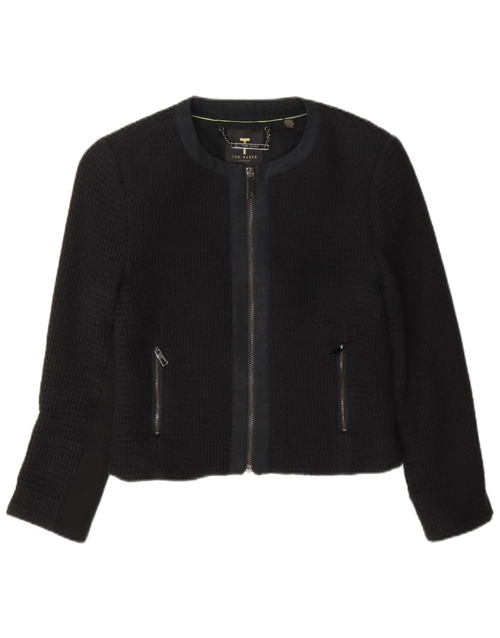 Giacca Bolero da donna Ted Baker taglia 1 XS cotone nero