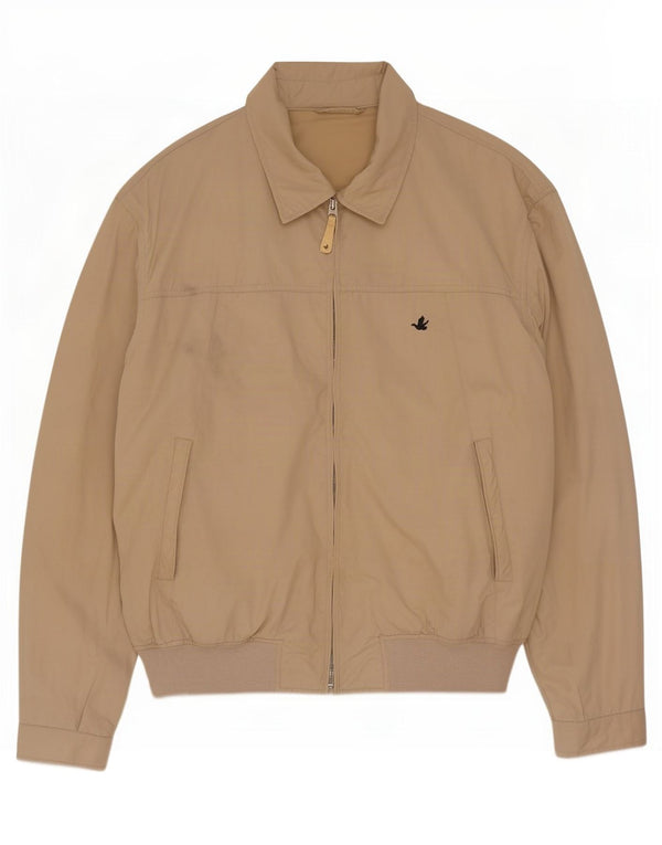 Brooksfield Mens Bomber Jacket IT 50 Large Beige
