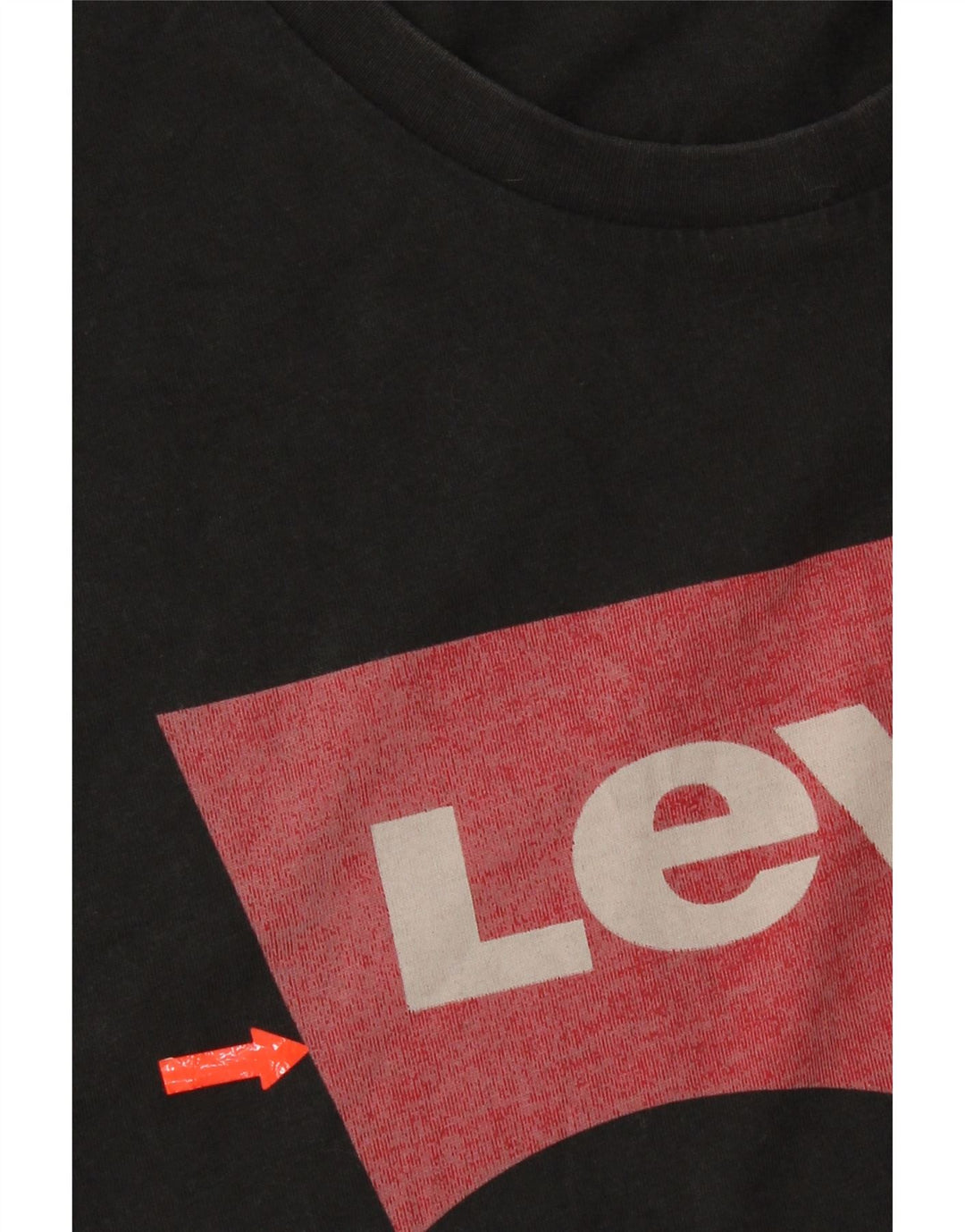 Levi's Mens Graphic T-Shirt Top XL Black Cotton