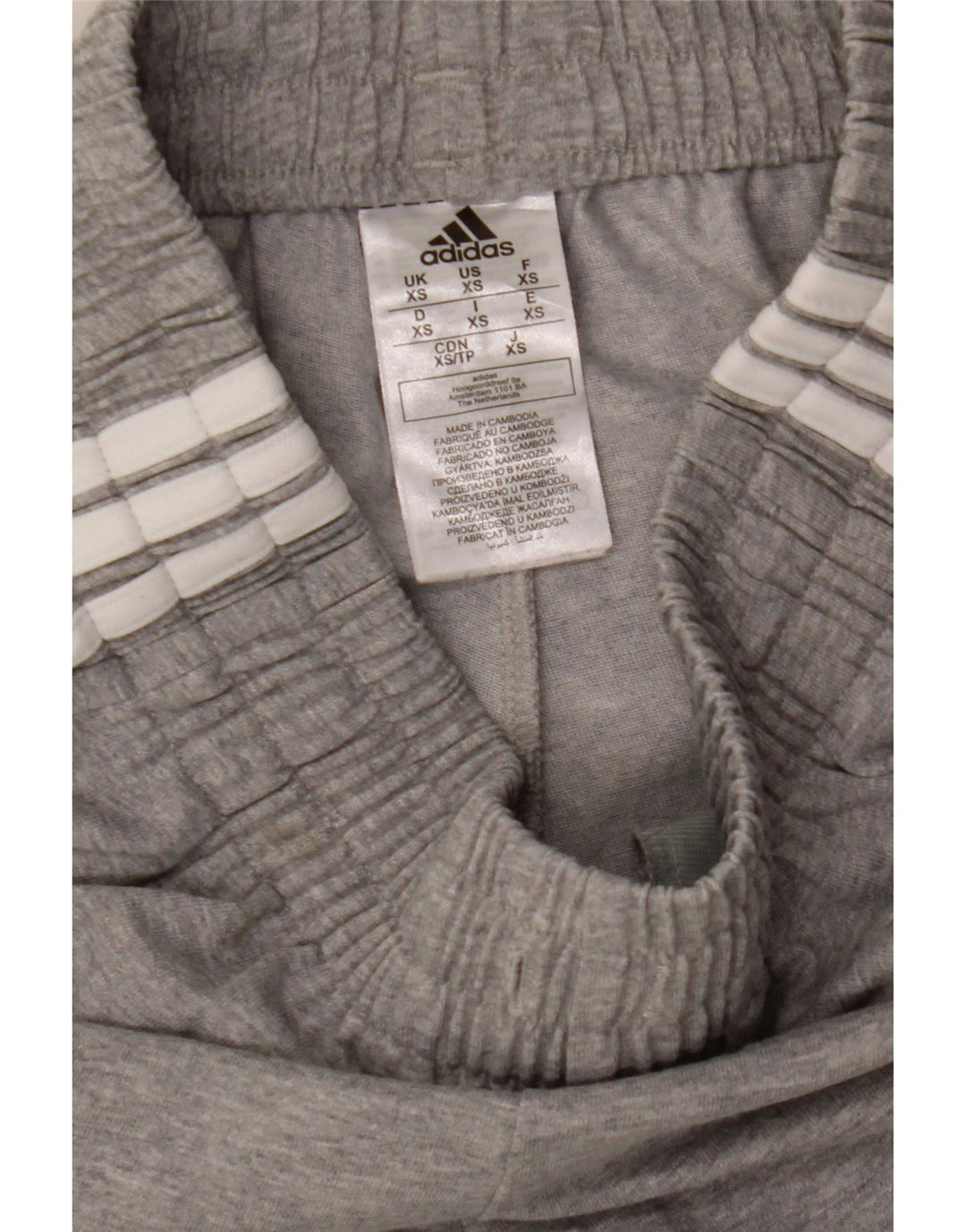 ADIDAS Mens Tracksuit Trousers XS Grey Cotton Vintage Adidas and Second-Hand Adidas from Messina Hembry 