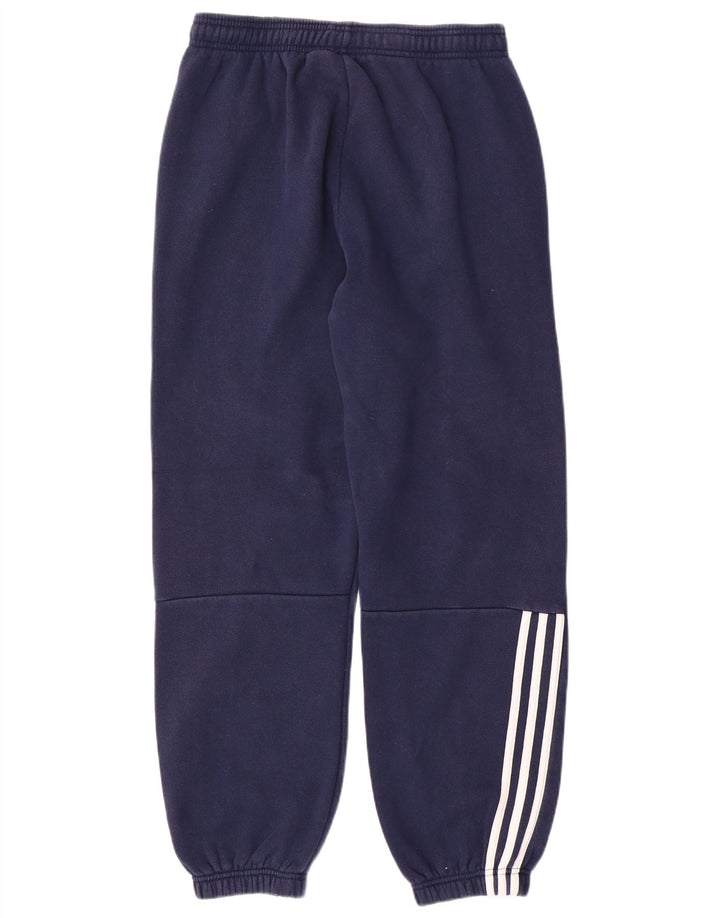 Adidas Mens Tracksuit Trousers Joggers Medium Navy Blue Cotton