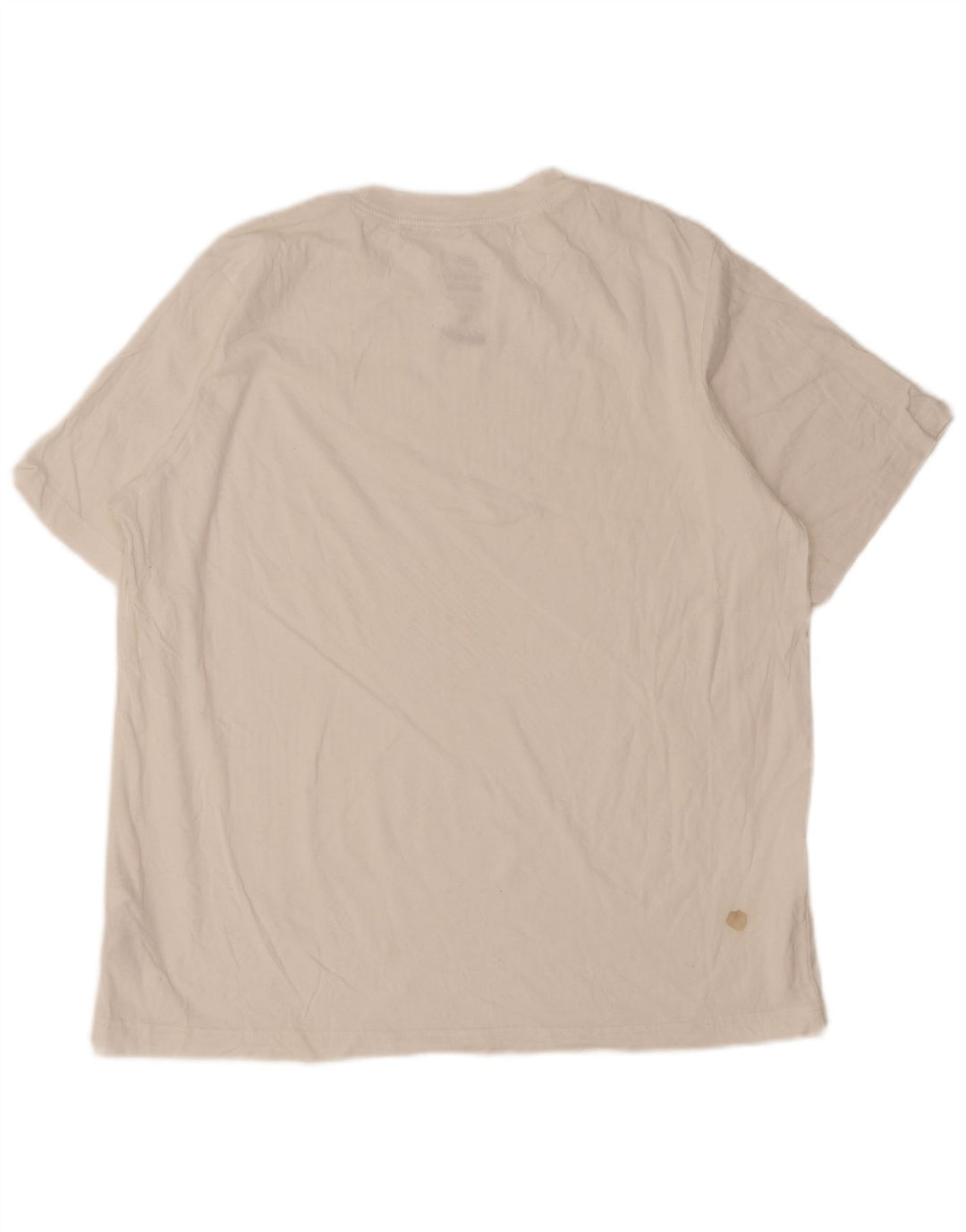 Nike Herre Loose Fit T-shirt Top Medium Hvid Bomuld