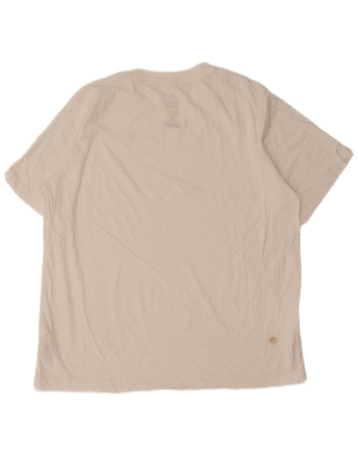 Nike Herre Loose Fit T-shirt Top Medium Hvid Bomuld