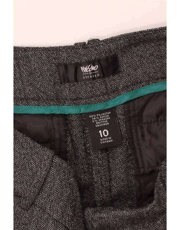 MOSSIMO Womens Stretch Casual Trousers US 10 Large W34 L31 Grey Vintage Mossimo and Second-Hand Mossimo from Messina Hembry 