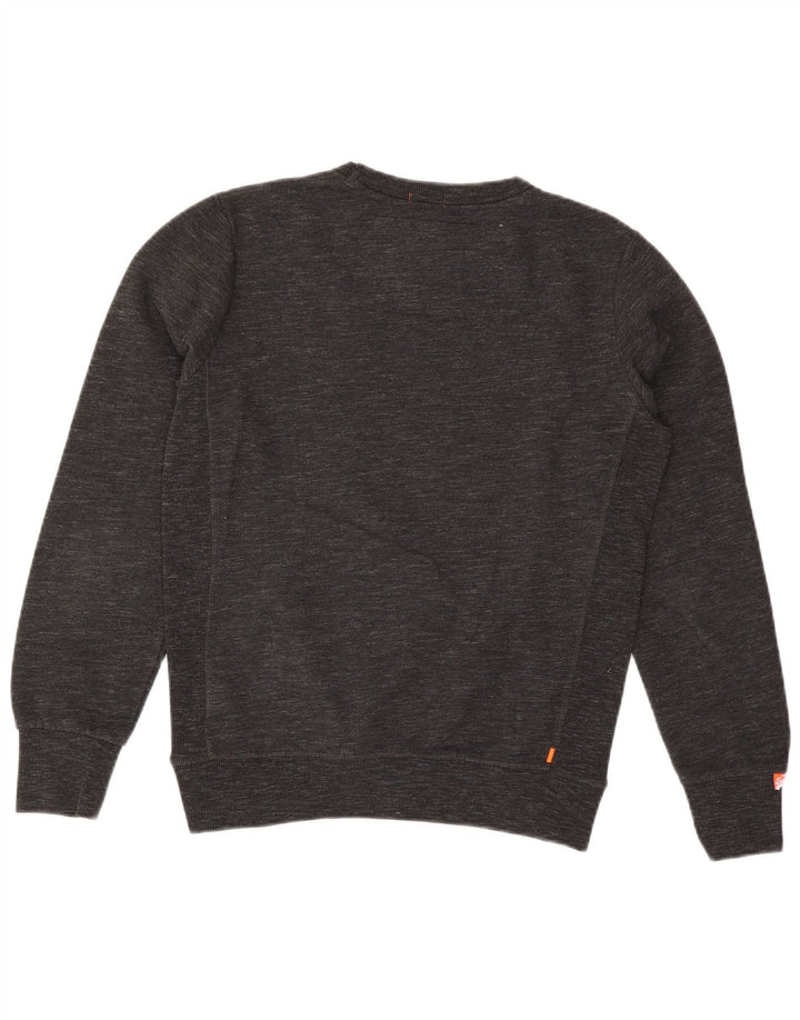 Superdry Sweatshirt-trøje til mænd Medium Grey Flecked Bomuld