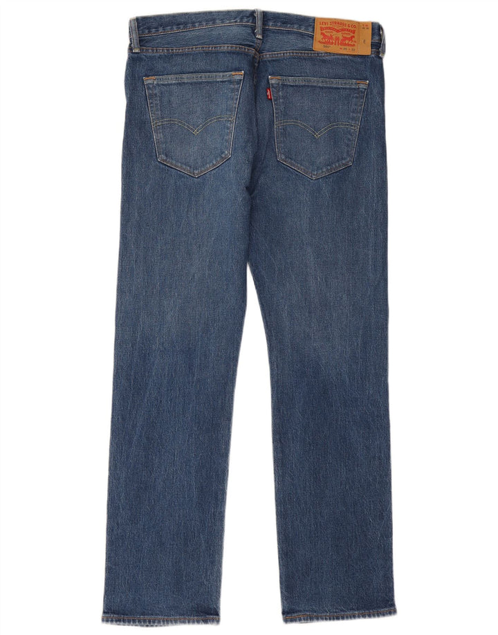 Levi's Mens 501 Straight Jeans W36 L32 Blue Cotton
