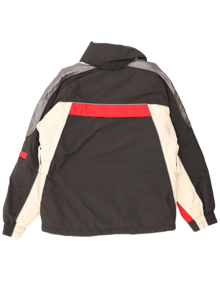 Luhta Herren Skijacke UK 40 Large Marineblau Colourblock Polyamid