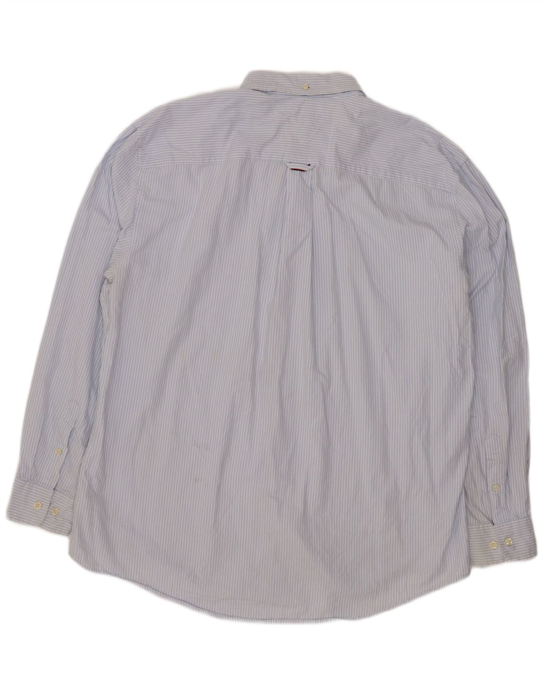 Tommy Hilfiger Mens Shirt 2XL Blue Striped Cotton