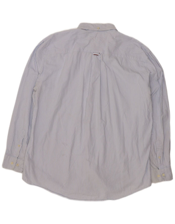Tommy Hilfiger Chemise Homme 2XL Bleu Rayé Coton